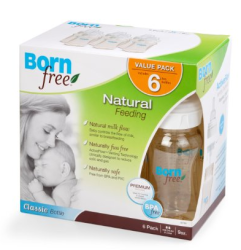 Born Free 经典防胀气奶瓶260ml * 6只装（PES材质）　$30.32（约￥270）