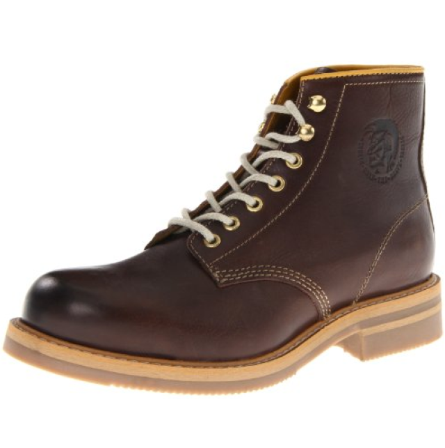 diesel 迪赛男靴 t2222 棕色 $91.69