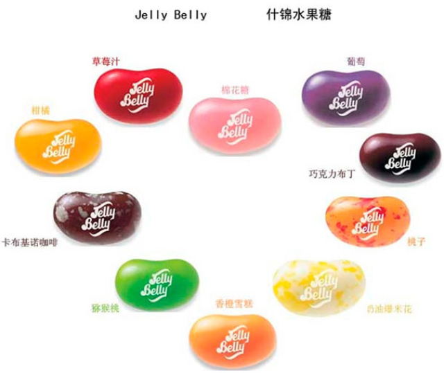 jellybelly 吉力贝 20种口味糖果 250g 约48元(满200减100后)