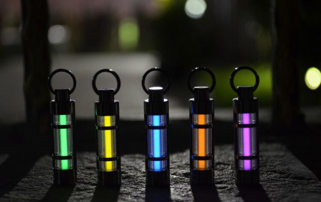 次级不灭之炎:氚气自发光钥匙扣 120~200元